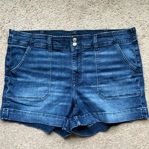 American Eagle Outfitters Dark Blue Jean Shorts